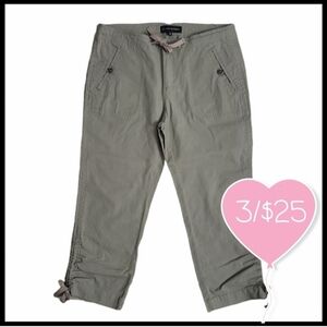 ⭐️3/$25⭐️ Lady Hathaway Cotton Blend Casual Capri